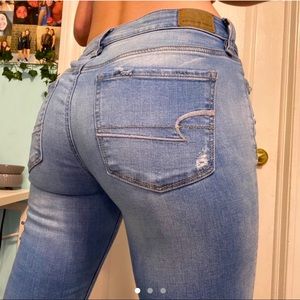 American Eagle Jeggings size 6 long